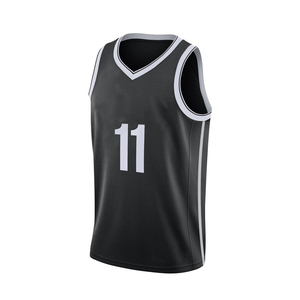 Maillot de basket-ball respirant à séchage rapide bleu noir pour adulte, taille plus, été, réversible, en mesh, impression par sublimation - Product Image 5
