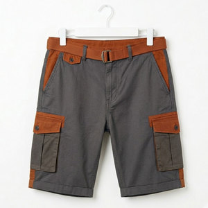 Stylish Men Cargo Shorts In Twill Cotton Fabric Durable And Breathable For Everyday Casual Wear Men Cargo Shorts - Product Image 1