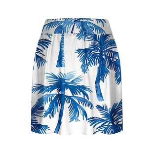 Women <b>Hawaiian</b> Island Floral Maxi <b>Skirt</b> Tropical Beach Autumn Vacation Casual Lightweight Flowy <b>Skirt</b> Custom Embroidery 100% - Product Image 2