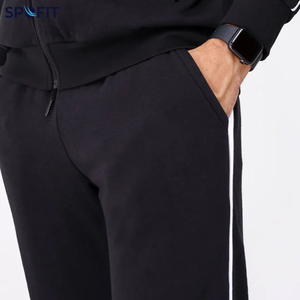 Custom Men’s <b>Zip</b> <b>Up</b> Tracksuit Set With Side Stripe Jogger Pants For Sportswear Training Fitness Running and Streetwear - Product Image 6