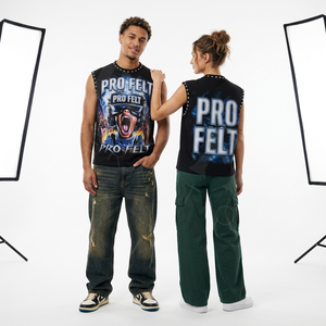 Camiseta sin Mangas Personalizada del Fabricante, Camiseta Deportiva con Estampado 3D, Estilo Punk Rock, Transpirable, de Secado Rápido, Ligera, DTG - Product Image 2