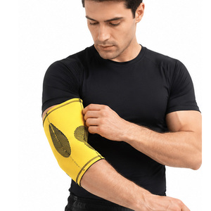 Manchons de protection pour coudes OEM/ODM pour hommes – Rembourrés, respirants, confortables et extensibles – Équipement de fitness et d'entraînement en salle de sport - Product Image 4