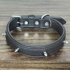 New Luxury Designer Genuine Leather <b>Dog</b> <b>Collar</b> Hair On Cowhide Leather Adjustable Buckle Handmade Stylish Pet <b>Collar</b> for <b>Dogs</b> - Product Image 5