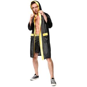 Robe de boxe en satin respirante de haute qualité pour adultes, idéale pour la vente, avec short, ceinture et gants de boxe - Product Image 1
