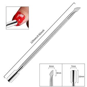 Stainless Steel Nail Pusher Gel Nail Polish Remover Double Side Nail Cuticle Pusher - Product Image 2