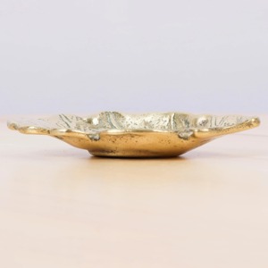 Vintage Style Silver Finished Brass Leaf <b>Plate</b> Decorative Serving Tray Ideal For <b>Snacks</b> Dry Fruits Table Decor Kitchen Use - Product Image 6