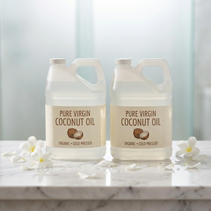 Aceite de Coco Virgen Puro, Grado Alimenticio, Prensado en Frío, Orgánico y Natural para Cocinar, Tratamiento Capilar, Cuidado de la Piel y Masajes - Product Image 3