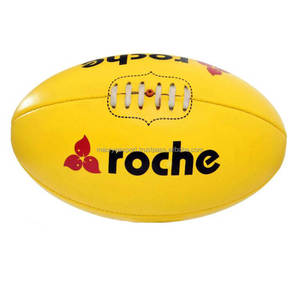 Custom <b>Mini</b> Australian Rules Football Foam PVC AFL Balls Hand Sewn Australian Football Fully Hand Sewn and for Professional Use - Product Image 1