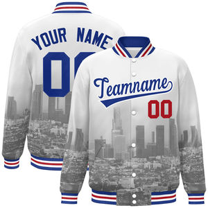 Vestes d'hiver pour hommes personnalisées OEM, en tissu polyester, chaudes, style bomber, style baseball, grandes tailles, personnalisables - Product Image 1