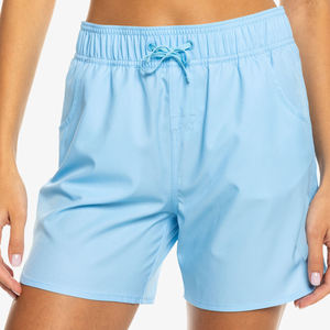 Nuevos Pantalones Cortos Casuales de Mezclilla para Mujer, Cintura Alta, Color Azul Personalizado, Transpirables, Venta al Por Mayor - Product Image 1