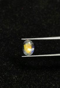 multi <b>fire</b> colour play rainbow moonstone oval cut natural <b>stone</b>. - Product Image 1