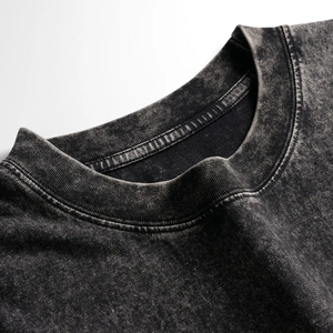 Gilet sans manches délavé et vieilli pour homme, 100 % coton respirant, écologique, style rétro urbain, coupe ample, décontracté - Product Image 2