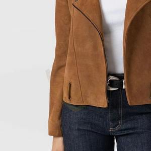 Veste en daim pour femme, respirante, écologique, avec fermeture éclair, nouvelle tendance, vêtement d'extérieur en daim - Product Image 6