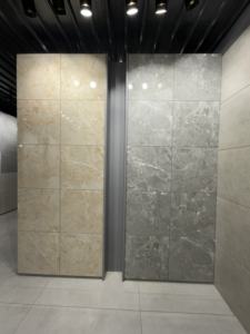Azulejos de Porcelana de 600x600 mm con Aspecto de Mármol, Acabado Brillante, Antideslizantes, Resistentes a los Ácidos, en Tonos Beige, Blanco y Gris, Colecciones de Lujo - Product Image 6