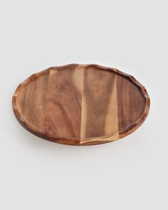Assiette à dîner élégante en bois pour un usage domestique quotidien, service de restaurant et présentation alimentaire raffinée - Product Image 5