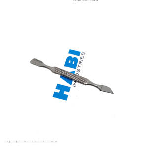 Empujador de Cutículas de Acero Inoxidable 440C de Doble Punta con Mango Largo, Logotipo Personalizado, Reutilizable, Instrumento de Belleza para Manicura y Pedicura, Eliminador de Callos - Product Image 3