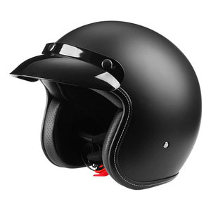 Casque ouvert pour moto, léger, respirant, avec visière transparente, casque de sécurité pour scooter, moto, équipement de protection pour la conduite sur la route - Product Image 1