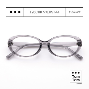Tam Tam Cat Eye <b>Eyeglasses</b> T26011K Light Violet C4 Full Rim Transparent Women's Vision Correction <b>Frames</b> Customizable Private - Product Image 2