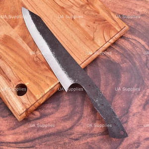 Cuchillo de Cocina de Acero al Carbono de Espiga Completa, Hoja Recta con Borde Biselado, Grosor de 0.6mm, Personalizable OEM - Product Image 2