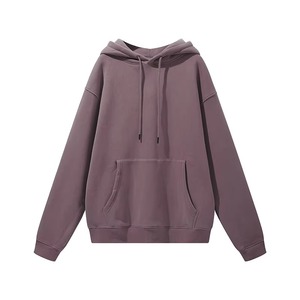 Sudadera con Capucha Oversize Verde Menta para Mujer al por Mayor, de Algodón Afelpado con Cordón Ajustable y Bolsillo Canguro - Product Image 3