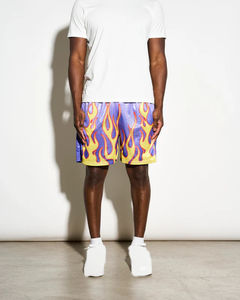 Pantalones Cortos de Baloncesto Unisex de Malla Transpirable, Estilo Urbano, con Cordón Ajustable, Color Personalizado - Product Image 2