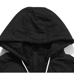 OEM Factory's Custom Designed <b>Men's</b> <b>Long</b> Nylon Quarter Zip Windbreaker <b>Jacket</b> Winter Sportswear Fur Canvas Wholesale Bulk Order - Product Image 5