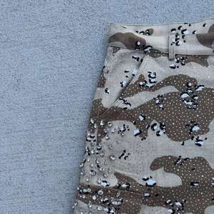 Pantalones Cortos Cargo de Camuflaje para Hombre, Cintura Media, Elásticos, Transpirables, Tela Oxford, Estilo Casual, Largo Bermuda, con Bolsillos - Product Image 5
