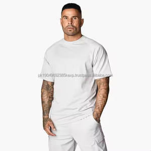 Camiseta Casual para Hombre, Nueva Llegada, 100% Algodón, Impresión de Logotipo Personalizado, Estilo Urbano, Ropa de Moda de Talla Grande - Product Image 4