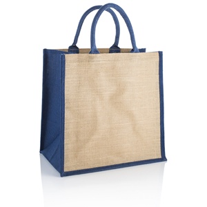 Grand sac fourre-tout en jute fait à la main 100% tissu de jute naturel Sacs à provisions en jute fonctionnels et écologiques à la mode - Product Image 3