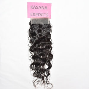 Extensiones de Cabello Humano Natural Negro para Mujer, Cierre 4x4, Sin Procesar, Vietnamita, Sin Fabricación, Color Natural, Venta al por Mayor - Product Image 4