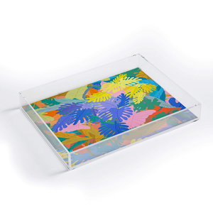 New Design Handmade Colorful Printed Acrylic Serving Tray Most Selling & High Demanding Product For Home <b>Table</b> use - Product Image 1
