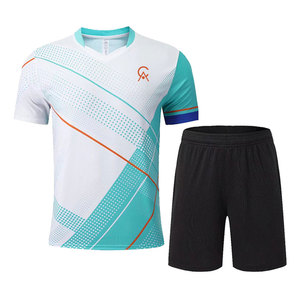 Uniforme de Bádminton de Color Sólido Transpirable de Alta Calidad, 100% Poliéster, Ropa Deportiva para Equipos con Colores y Tallas Personalizables - Product Image 1