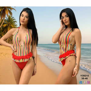HDJ Plus Size One Piece Swimsuit Tummy Control <b>Conservative</b> Beachwear Sexy Monokini Bathing Suit Y39215 - Product Image 3