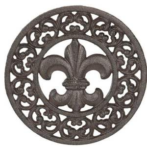 Trivets décoratifs de table en aluminium, forme personnalisée, couleur blanche, trivets en métal résistants à la chaleur, lot de 3 - Product Image 2