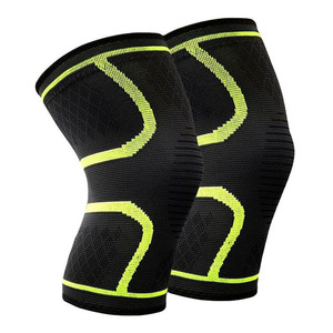 Wholesale Youth Adult Elastic Compression Sports Knee <b>Pads</b> Soft Flexible <b>Running</b> Elbow Knee Sleeves Protective Knee Support - Product Image 3