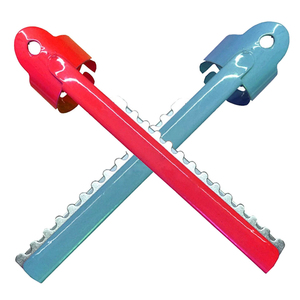 Professional Red and Blue Stainless Steel Finger Ring <b>Razor</b> Barber Shaving Tool Custom Logo Reusable Grooming <b>Razor</b> Wholesale - Product Image 1