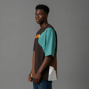 High Quality 100% Cotton Men's Blank Custom Front Printed Breathable Eco-Friendly Oversize T-Shirt Crew <b>Neck</b> <b>Light</b> Knitted Long - Product Image 2