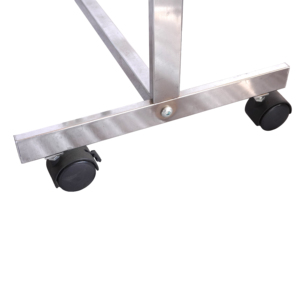 Bros Display Luxury Portable Metal Rack Foldable Heavy Duty Tiered Clothing Garment Retail Display Stand - Product Image 5