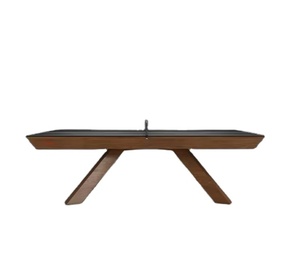 Mesa de Ping Pong de Lujo Elegante con Base de Madera, Mesa de Tenis de Mesa Premium para Interiores, para Salas de Juego - Product Image 3