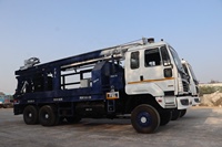 PRIME RIGS PDTHR-600 – Foreuse hydraulique rotative montée sur camion reconditionnée pour puits d'eau, avec composants de pompe efficaces pour le forage
