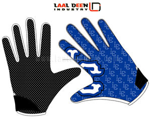 Gants de Football américain personnalisés antidérapants de haute qualité S M L Sport gants de Football américain personnalisés 1 - Product Image 3