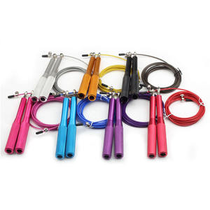 Corde à sauter réglable pour entraînement de gym, crossfit, professionnelle, avec poignée en aluminium, haute vitesse, pour la remise en forme - Product Image 1