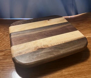Wood Double Tier Rotating Tray Smooth-Spin Lazy Susan for Tabletop Spice Serving - Product Image 3