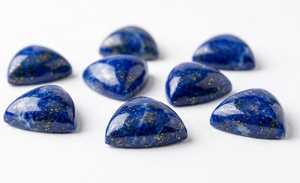 Lapis Lazuli Taille Trillion, Pierres Précieuses Naturelles, Effet de Couleur Bleu, Tailles 6-10 mm, Calibrées, Certifiées par un Certificat Extérieur, Idéales pour la Joaillerie - Product Image 5