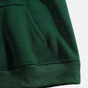 Sudaderas con Capucha Casuales para Hombre, de Alta Calidad, Tejido Liso Teñido, con Logotipo Personalizado Impreso, Transpirables, Ecológicas, Moda de Invierno - Product Image 2