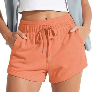 Shorts y Leggings Deportivos para Mujer con Cordón Ajustable, Cintura Media, 100% Algodón Felpa, Secado Rápido, Transpirables, para Gimnasio, Yoga, Deporte y Ropa Urbana - Product Image 1