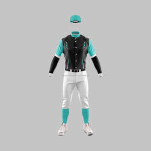 Uniforme de baseball personnalisé OEM pour adultes vente entière mode vierge ensembles pour hommes grande taille Options - Product Image 2