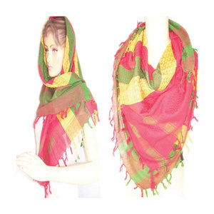 Muslim Arafat Scarf Shemagh Yashmagh Arab Scarf Traditional Keffiyeh <b>Head</b> <b>Wrap</b> Desert Shawl Tactical Neck Scarf Lightweight - Product Image 1
