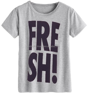 T-shirt OEM à manches courtes et col rond, coupe ajustée, 100 % coton biologique, écologique, style décontracté chic, sans étiquette, vente en gros à bas prix, fabriqué en Inde - Product Image 5