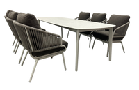 Vente directe d'usine et vente en gros de tables et chaises de haute qualité, meubles de jardin modernes résistants aux intempéries, ensemble de canapés en rotin